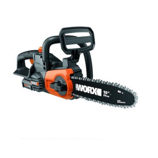 Worx WG322E.1 Κλαδευτικό Αλυσοπρίονο Μπαταρίας 20V 2.8kg με Λάμα 25cm Αλυσοπρίονα Μπαταρίας