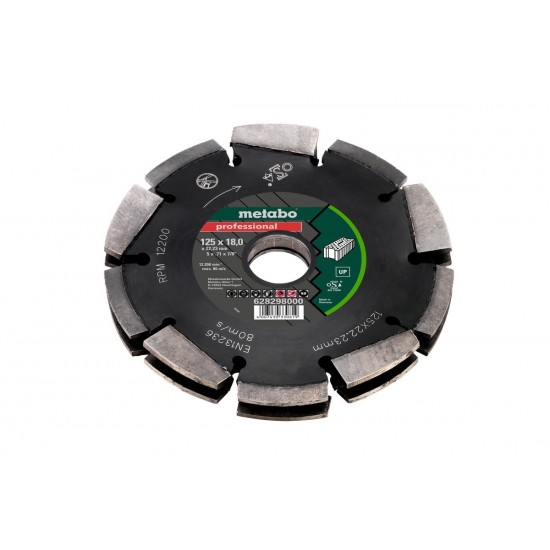 Metabo Διαμαντόδισκος για αρμοκόφτες Professional »UP« 125 x 18 x 22.23 mm 