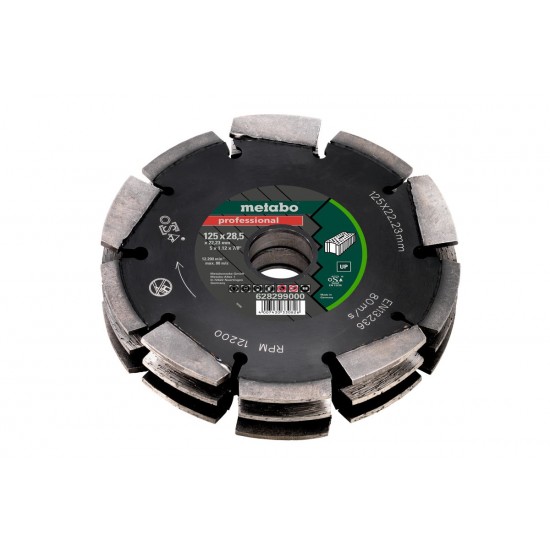 Metabo Διαμαντόδισκος για αρμοκόφτες Professional »UP« 125 x 28.5 x 22.23 mm 