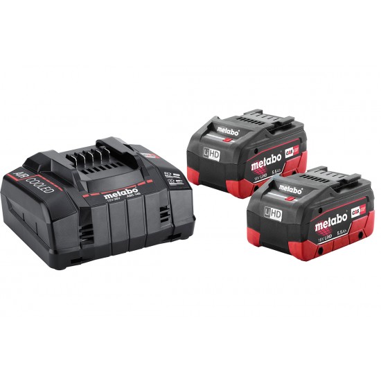 Metabo Σετ Φόρτισης 18V 2 x LiHD 5.5 Ah 