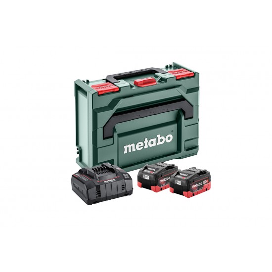 Metabo Σετ Φόρτισης 2 x LiHD 8 Ah + metaBOX 145 