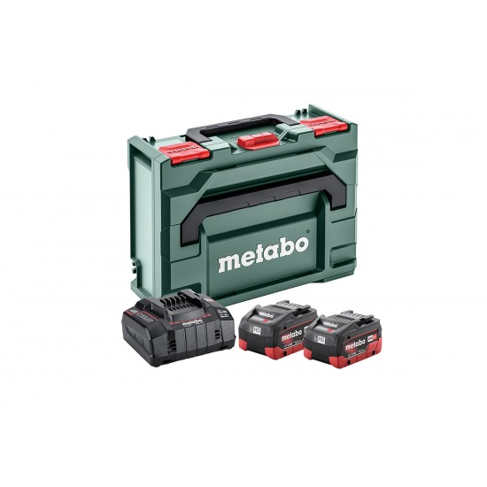 Metabo Σετ Φόρτισης 2 x LiHD 10 Ah + metaBOX 215 