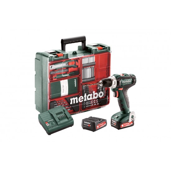 Metabo 12 Volt Δραπανοκατσάβιδο Μπαταρίας PowerMaxx BS 12 Set 