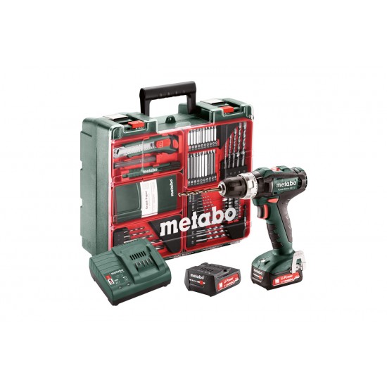 Metabo 12 Volt Κρουστικό Δραπανοκατσάβιδο Μπαταρίας PowerMaxx SB 12 Set 