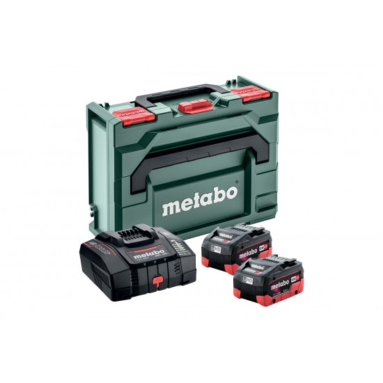 Metabo Σετ Φόρτισης 18V 2 x LiHD 8.0 Ah + metaBOX 145