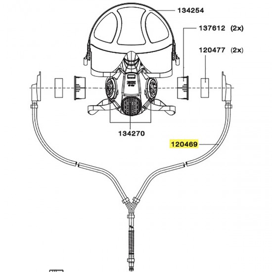 SATA 120469 ΛΑΣΤΙΧΑ ΑΕΡΟΣ ΓΙΑ ΜΑΣΚΑ AIR STAR C 