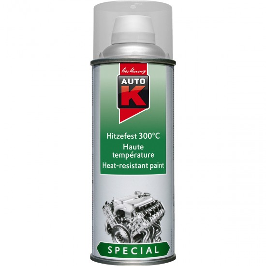 Kwasny Group AutoK 233048 SPRAY ΒΕΡΝΙΚΙ ΥΨΗΛΩΝ ΘΕΡΜΟΚΡΑΣΙΩΝ (300°C), ΔΙΑΦΑΝΟ ΓΥΑΛΙΣΤΕΡΟ - 400ML Σπρέι Βαφές