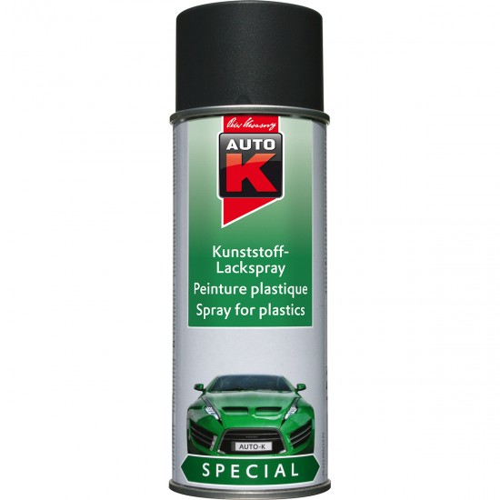 Kwasny Group AutoK 233096 SPRAY ΒΑΦΗΣ ΠΛΑΣΤΙΚΩΝ ΕΠΙΦΑΝΕΙΩΝ , ΑΝΘΡΑΚΙ - 400ML Σπρέι Βαφές