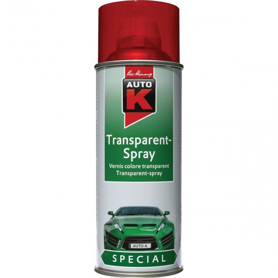 Kwasny Group AutoK 233115 SPRAY ΦΑΝΑΡΙΩΝ & ΔΙΑΚΟΣΜΗΤΙΚΩΝ, ΔΙΑΦΑΝΕΣ ΚΟΚΚΙΝΟ - 400ML Σπρέι Βαφές