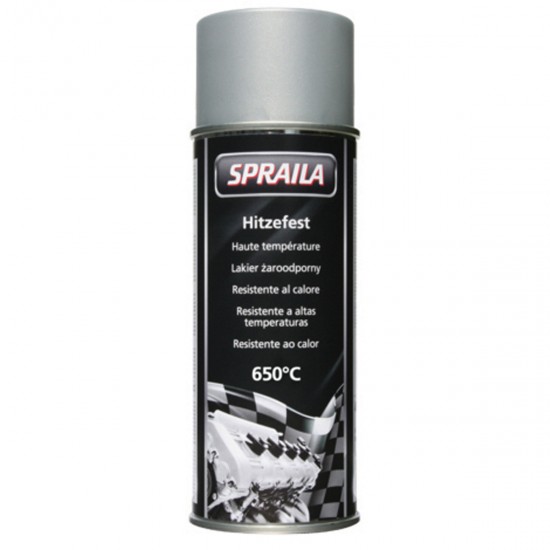 Kwasny Group Spraila 300041 SPRAY ΒΑΦΗΣ ΥΨΗΛΩΝ ΘΕΡΜΟΚΡΑΣΙΩΝ (650°C) ,ΜΑΥΡΟ - 400 ML Σπρέι Βαφές