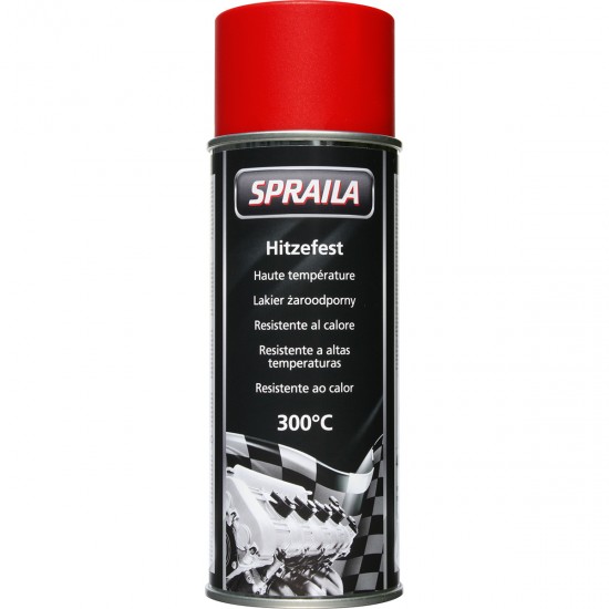 Kwasny Group Spraila 300047 SPRAY ΒΑΦΗΣ ΥΨΗΛΩΝ ΘΕΡΜΟΚΡΑΣΙΩΝ (300°C), ΚΟΚΚΙΝΟ - 400 ML Σπρέι Βαφές