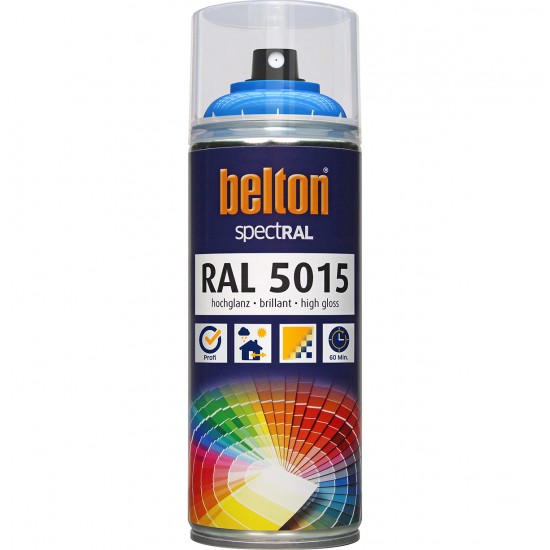 Kwasny Group Belton 324086 SPRAY RAL 5015 , ΜΠΛΕ ΟΥΡΑΝΟΥ - 400 ML Σπρέι Βαφές