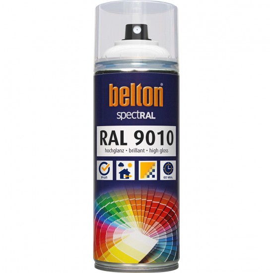 Kwasny Group Belton 324190 SPRAY RAL 9010 , ΛΕΥΚΟ ΚΑΘΑΡΟ - 400 ML Σπρέι Βαφές