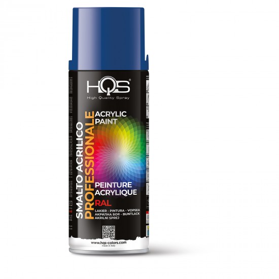 HQS 400HQS5010 SPRAY RAL 5010 , ΜΠΛΕ ΓΕΝΤΙΑΝΗΣ - 400 ML Σπρέι Βαφές