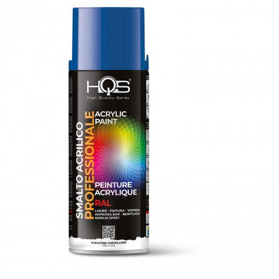 HQS 400HQS5017 SPRAY RAL 5017 , ΜΠΛΕ ΚΥΚΛΟΦΟΡΙΑΣ - 400ML Σπρέι Βαφές