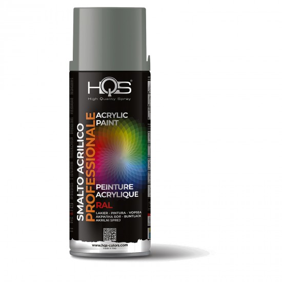 HQS 400HQS7043 SPRAY RAL 7043 , ΓΚΡΙ ΚΥΚΛΟΦΟΡΙΑΣ (Β) - 400 ML Σπρέι Βαφές