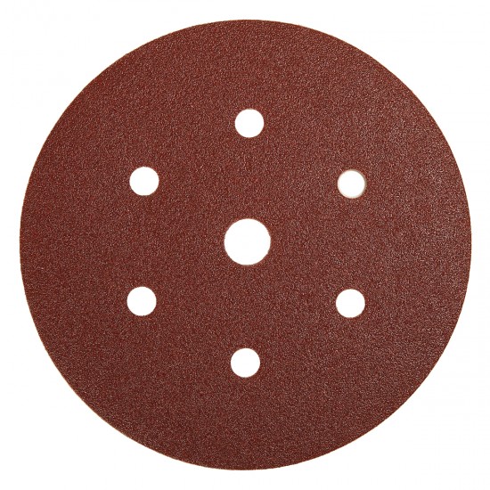 MIRKA 4062805080 COARSE CUT, ΓΥΑΛΟΧΑΡΤΟ 6+1 ΤΡΥΠΕΣ HOOKIT 150MM, P80 Φύλλα Λειάνσεως