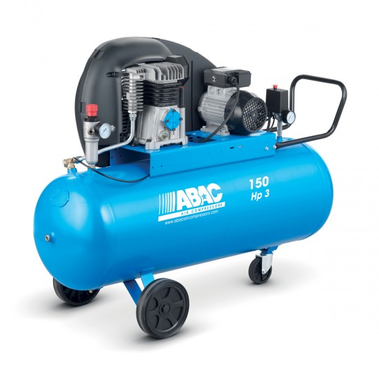 ABAC 4116024280 ΑΕΡΟΣΥΜΠΙΕΣΤΗΣ ΜΕ ΙΜΑΝΤΑ 150LT - 3.0HP - 1Φ, A39B PRO/150LT CM3 Αεροσυμπιεστές