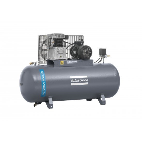 ATLAS COPCO 4116025797 ΑΕΡΟΣΥΜΠΙΕΣΤΗΣ ΜΕ ΙΜΑΝΤΑ 270LT - 4HP 3.0KW / 11BAR, AC40E270T 400/3/50 Αεροσυμπιεστές