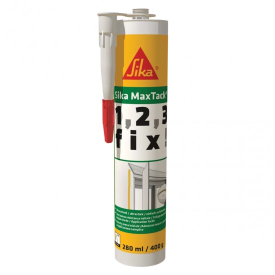 SIKA 417913 SIKAMAX®-TACK,WHITE ΓΡΗΓΟΡΟ ΣΥΓΚΟΛΛΗΤΙΚΟ ΕΝΟΣ ΣΥΣΤΑΤΙΚΟΥ, 300ML 