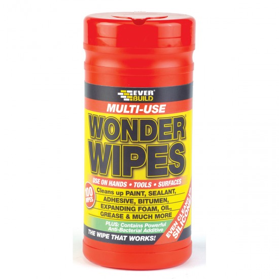 EverBuild 467442 WONDER WIPES ΜΑΝΤΗΛΑΚΙΑ ΚΑΘΑΡΙΣΜΟΥ (X100 ΤΕΜ)  