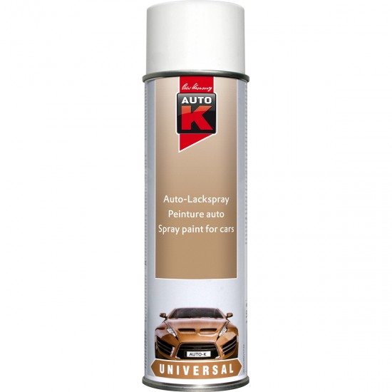 Kwasny Group AutoK 633004 SPRAY ΒΑΦΗΣ , ΛΕΥΚΟ ΓΥΑΛΙΣΤΕΡΟ - 500ML Σπρέι Βαφές