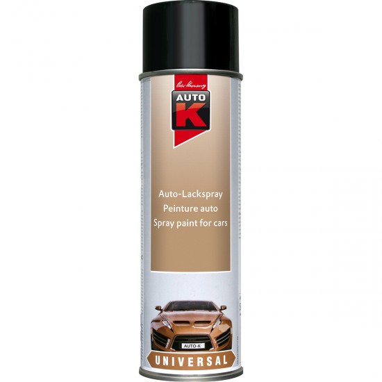 Kwasny Group AutoK 633005 SPRAY ΒΑΦΗΣ , ΜΑΥΡΟ ΓΥΑΛΙΣΤΕΡΟ  - 500ML   Σπρέι Βαφές