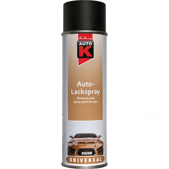 Kwasny Group AutoK 633021 SPRAY ΒΑΦΗΣ , ΜΑΥΡΟ ΜΑΤ - 500ML  Σπρέι Βαφές