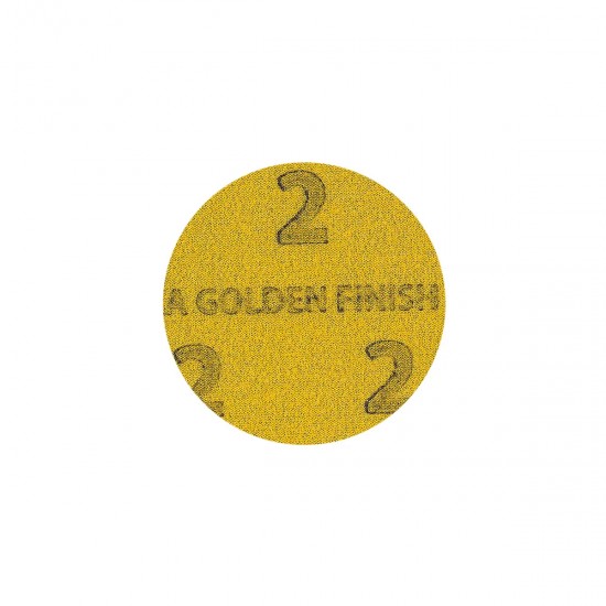 MIRKA 8A20302002GF GOLDEN FINISH-2 ΓΥΑΛΟΧΑΡΤΟ ΤΡΙΒΗΣ 77MM 5MM, 2ο ΣΤΑΔΙΟ Φύλλα Λειάνσεως