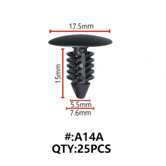 Maestro A14A ΚΛΙΠΣ ΣΥΓΚΡΑΤΗΣΗΣ ΑΜΑΞΩΜΑΤΟΣ (TREE TYPE) 