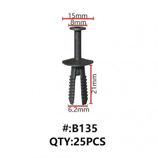 Maestro B135 ΚΛΙΠΣ ΠΛΑΣΤΙΚΑ ΚΟΥΜΠΩΜΑΤΑ ΓΙΑ ΑΜΑΞΩΜΑ (RETAINERS) 