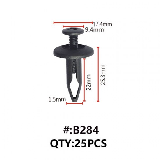 Maestro B284 ΚΛΙΠΣ ΠΛΑΣΤΙΚΑ ΚΟΥΜΠΩΜΑΤΑ ΓΙΑ ΑΜΑΞΩΜΑ (RETAINERS) 