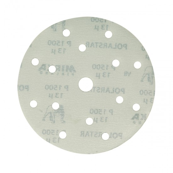 MIRKA FA61105094 POLAR STAR, ΓΥΑΛΟΧΑΡΤΟ ΦΙΛΜ -  15ΤΡΥΠΟ HOOKIT 150MM, P1500 Φύλλα Λειάνσεως