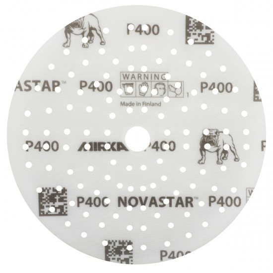 MIRKA FG6CH09912 NOVASTAR, ΦΙΛΜ ΓΥΑΛΟΧΑΡΤΟ 121 ΤΡΥΠΕΣ 150MM , P120 Φύλλα Λειάνσεως