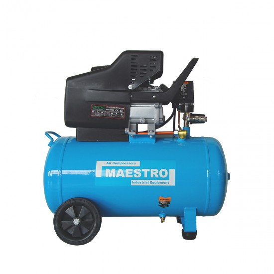 Maestro MAC-50DD AΕΡΟΣΥΜΠΙΕΣΤΗΣ ΜΟΝΟΜΠΛΟΚ 1/Φ - 50 LT - 2.5HP - 1.8KW - 8BAR  Αεροσυμπιεστές