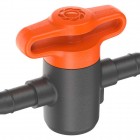 13217-20 Σύνδεσμος Gardena Micro-Drip 4,6mm με Βάνα Εξαρτήματα Σωλήνων