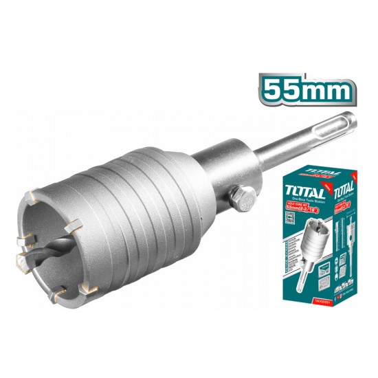 TOTAL ΔΙΑΜΑΝΤΟΚΟΡΩΝΑ ΜΠΕΤΟΥ SDS - PLUS 55mm (TAC430551) Διαμαντοκορώνες 