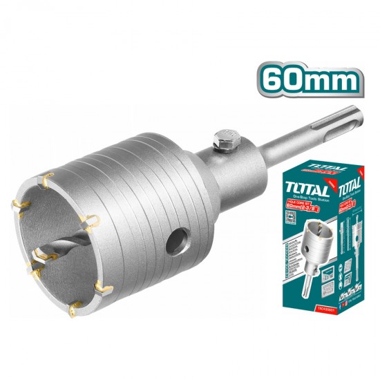 TOTAL ΔΙΑΜΑΝΤΟΚΟΡΩΝΑ ΜΠΕΤΟΥ SDS - PLUS 60mm (TAC430601) Διαμαντοκορώνες 