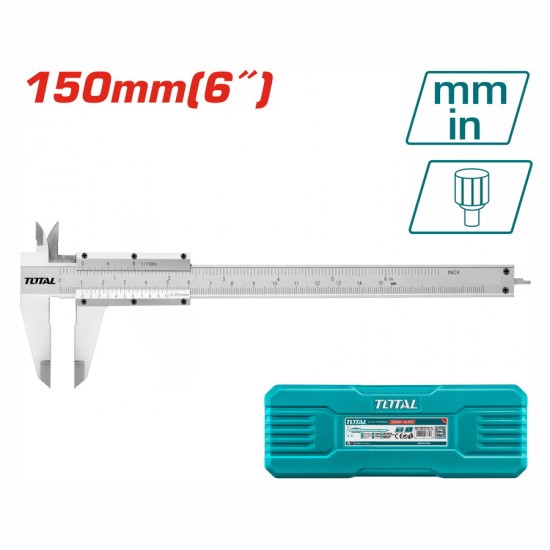 TOTAL ΠΑΧΥΜΕΤΡΟ ΙΝΟΧ 150mm (TMT311501) 