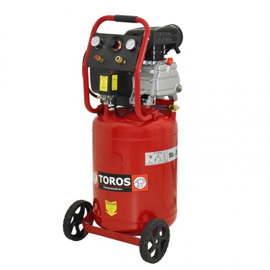 TOROS: ΑΕΡΟΣΥΜΠΙΕΣΤΗΣ ΜΟΝΟΜΠΛΟΚ ΚΑΘΕΤΟΣ 50LT/2.5HP 230V Αεροσυμπιεστές