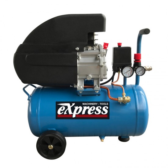 EXPRESS: ΑΕΡΟΣΥΜΠΙΕΣΤΗΣ ΜΟΝΟΜΠΛΟΚ 24LT, 2HP Αεροσυμπιεστές