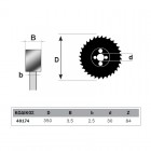 BOSTON: BW-35084 ΔΙΣΚΟΣ ΚΟΠΗΣ ΞΥΛΟΥ Φ350/30 Ζ84  Γεωργικά & Βιομηχανικά Εργαλεία