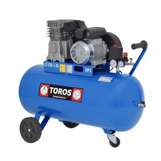 TOROS: ΑΕΡΟΣΥΜΠΙΕΣΤΗΣ ΜΕ ΙΜΑΝΤΑ 100 LIT/3HP 230V Αεροσυμπιεστές