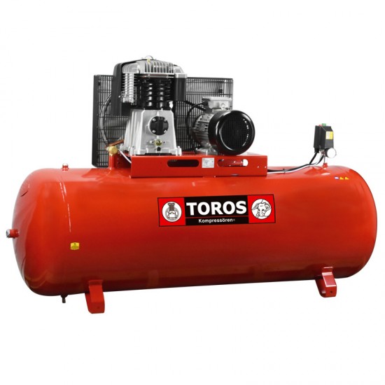 TOROS: ΑΕΡΟΣΥΜΠΙΕΣΤΗΣ ΜΕ ΙΜΑΝΤΑ 500LIT/5,5HP 400V ΜΕ ΠΙΝΑΚΑ Υ/Δ 