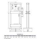 EXPRESS:TY10003 (ESP-10B) ΠΡΕΣΣΑ 10TON ΠΑΓΚΟΥ  Γεωργικά & Βιομηχανικά Εργαλεία