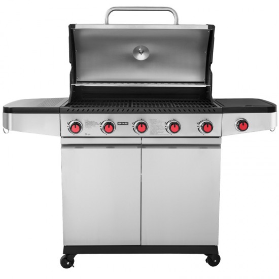 UNIMAC: ΨΗΣΤΑΡΙΑ ΥΓΡΑΕΡΙΟΥ INOX BBQ PREMIUM LINE - 5 ΕΣΤΙΕΣ ΚΑΙ 1 ΠΛΑΙΝΟ ΜΑΤΙ ΨΗΣΤΑΡΙΕΣ (BBQ) 