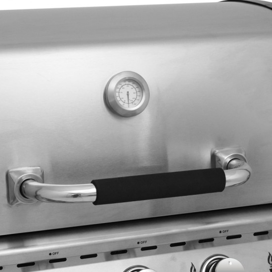 UNIMAC: ΨΗΣΤΑΡΙΑ ΥΓΡΑΕΡΙΟΥ INOX BBQ PREMIUM LINE - 5 ΕΣΤΙΕΣ , 1 ΠΛΑΙΝΟ ΜΑΤΙ KAI 1 ΚΑΥΣΤΗΡΑ INFRARED ΨΗΣΤΑΡΙΕΣ (BBQ) 