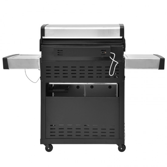 UNIMAC: ΨΗΣΤΑΡΙΑ ΥΓΡΑΕΡΙΟΥ INOX BBQ PREMIUM LINE - 5 ΕΣΤΙΕΣ , 1 ΠΛΑΙΝΟ ΜΑΤΙ KAI 1 ΚΑΥΣΤΗΡΑ INFRARED ΨΗΣΤΑΡΙΕΣ (BBQ) 