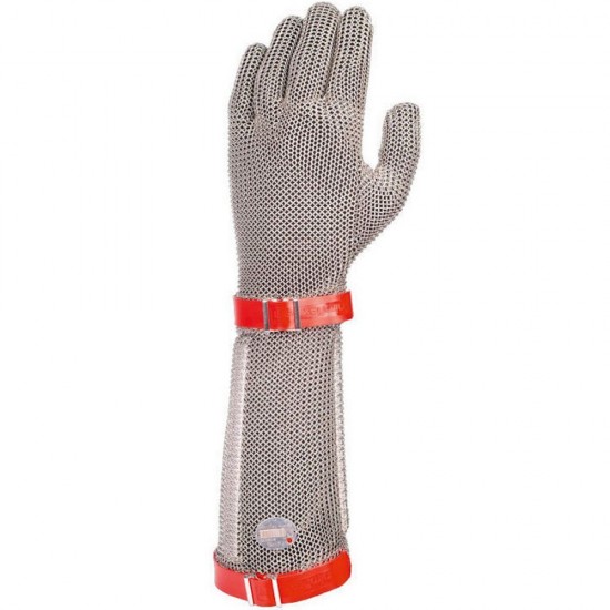  Γάντια μεταλλικά GLOVE 5F ΜΑΚΡΥΑ Medium 44cm Γάντια