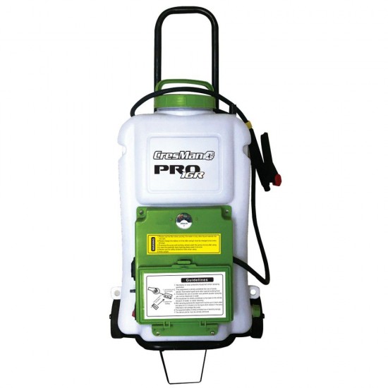  Ψεκαστήρας 16L τροχήλατος μπαταρίας CRESMAN PRO16-R 7,5kg Μάνικα:60-96cm Ψεκαστήρες